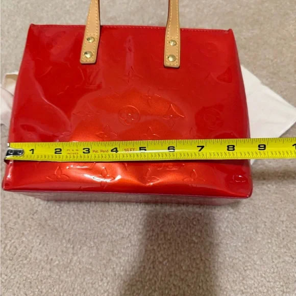 Louis Vuitton Mini Red Vernis Tote Bag - Picture 10 of 13